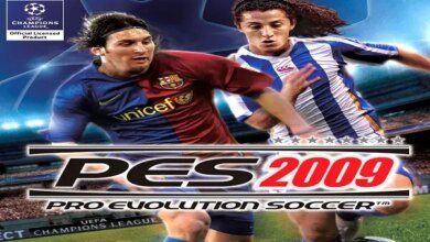 تنزيل لعبة PES 2009 للكمبيوتر من ميديا فاير كاملة بحجم صغير