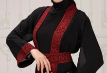 عباية فلسطينية - palestinian abaya ... افضل الاستيلات الفلسطينية