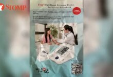 Flyer asking you to scan QR code for free blood pressure device is not a scam says AIA