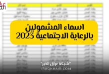 رابط أسماء المشمولين بالرعاية الاجتماعية 2023 عبر منصة مظلتي