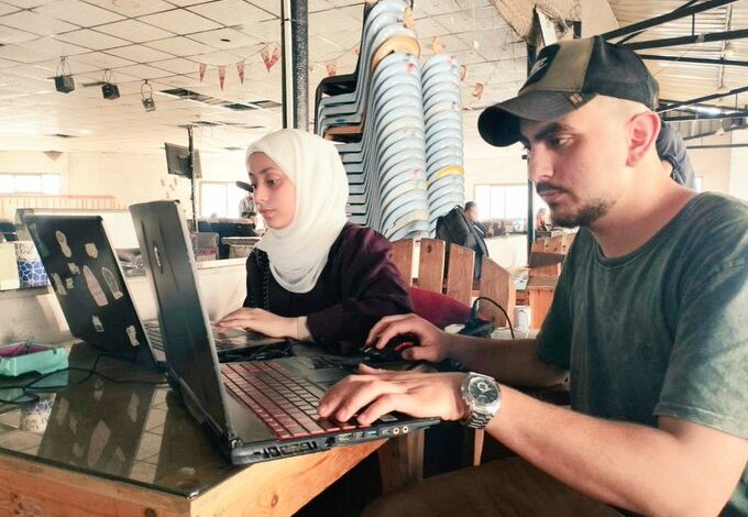Breaking Boundaries: Gaza's News and Design Team" gofundme"