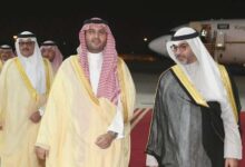 الأمير تركي بن محمد يصل إلى الكويت في زيارة رسمية