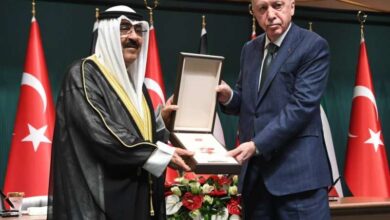 الرئيس التركي يقلد سمو الأمير «وسام الدولة»