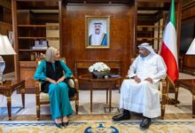 اليحيا يلتقي وبلاسخارت لبحث التعاون بين الكويت والأمم المتحدة في العراق