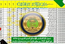 تحميل نتائج السادس الابتدائي الدور التمهيدي 2024 في العراق PDF عبر موقع نتائجنا results.mlazemna.com