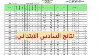 صدرت الان.. نتائج السادس الابتدائي العراق 2024 الرصافة الدور الأول عبر موقع نتائجنا