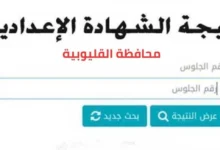 “ألف مبروووك”.. نتيجه الشهادة الإعداديه القليوبيه 2024 الترم الثاني بالاسم ورقم الجلوس عبر موقع البوابة الالكترونية