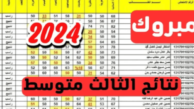 استخرجها بالاسم؟ .. رابط استخراج نتائج الثالث متوسط 2024 الكرخ الدور الأول عبر نتائجنا results.mlazemna