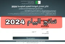 (النتائج كاملة) الآن .. رابط نتائج شهادة التعليم المتوسط 2024 الجزائر bem.onec.dz برقم التسجيل من خلال موقع الديوان الوطني وزارة التربية الوطنية