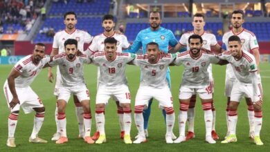 تشكيلة الامارات أمام البحرين في تصفيات آسيا المؤهلة لكأس العالم 11-6-2024