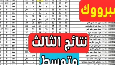 عااااجل الآن! .. نتائج الثالث المتوسط 2024 كركوك الدور الاول عبر موقع نتائجنا results.mlazemna.com 