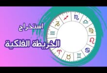 كيفية استخراج الخريطة الفلكية 2024 مع الشرح بدقه