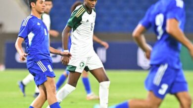 منتخب الشباب يحسر أمام السعودية بثلاثية في بطولة غرب آسيا