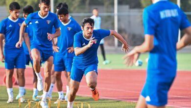 منتخب الكويت للشباب يختتم تدريباته لمواجهة عمان في افتتاح بطولة غرب آسيا