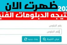 استعلم من هنا.. رابط نتيجة دبلوم تجارة 2024 عبر بوابة التعليم الفني الالكترونية (نتيجة دبلوم تجاره) الدور الاول