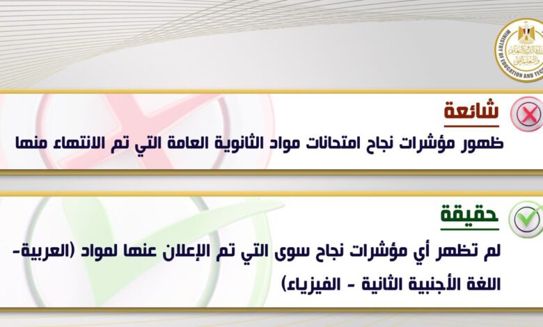 المؤشرات مبشرة اووي✔نسبة النجاح في الثانوية حتى الآن ونسب نجاح مادة الفيزياء اللي كله خايف منها⬇⬇