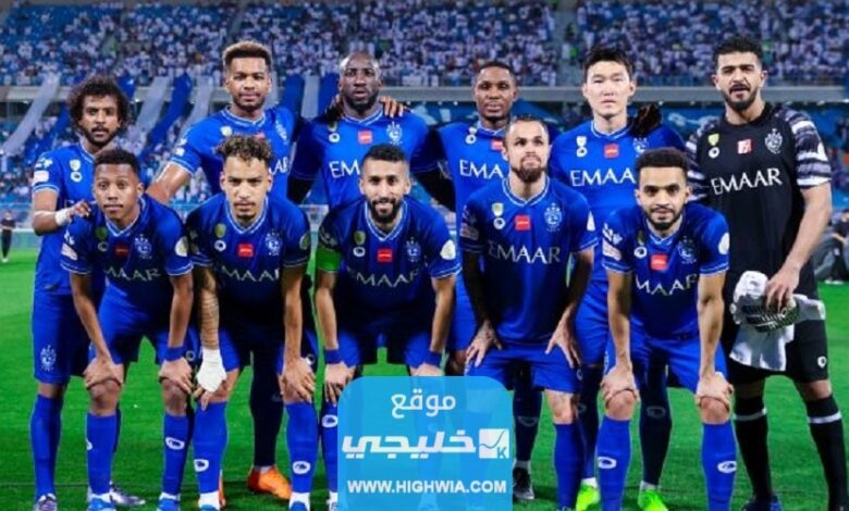 تشكيلة الهلال ضد ضمك في دوري روشن السعودي 2023