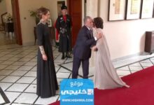 شاهد صور الملكة رانيا العبد الله في حفل زفاف ولي