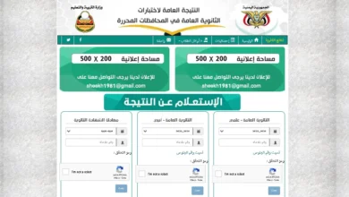 ظهرت رسميا رابط الاستعلام عن نتائج التاسع اليمن 2024 عبر