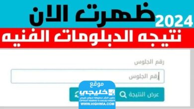 مبروووك.. رابط نتيجة الدبلومات الفنية 2024 بالاسم ورقم الجلوس المصري