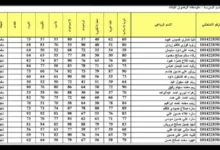 نتائج السادس الاعدادي 2024 العراق عموم المحافظات بدون رقم امتحاني