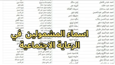 الاستعلام عن أسماء المشمولين بالرعاية الاجتماعية الوجبة الأخيرة 2024 منصة مظلتي التابعة لوزارة العمل