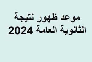 رابط مباشر.. نتيجة الثانوية العامة 2024 بالاسم ورقم الجلوس جميع المحافظات