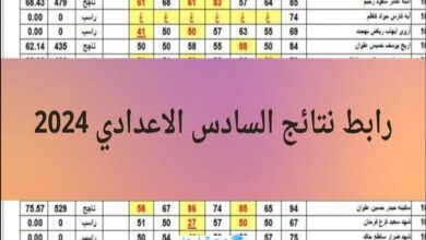 عاااجل.. رابط استخراج نتائج السادس الإعدادي الدور الثاني 2024 (بغداد+ البصرة + دهوك)