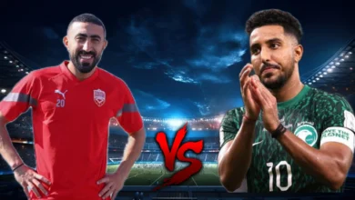 الساعة كم مباراة السعودية والبحرين في تصفيات كأس العالم 2026 على القنوات الناقلة