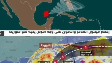 حصريا.. فيديو إعصار ميلتون في أمريكا 2024 بدقة عالية