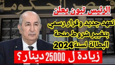 حقيقة زيادة منحة البطالة الجزائر الى 20000 دج !! تعـرف على كم مبلغ المنحة وموعد الزيــادة - جمال المرأة