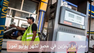 كم سعر لتر البنزين في مصر لشهر يوليو تموز 2025؟